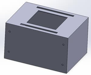 CAD model of container