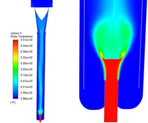 CFD flow analysis on updraft tower