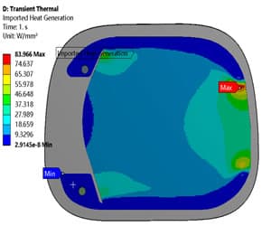 FEA thermal electrical stress analysis