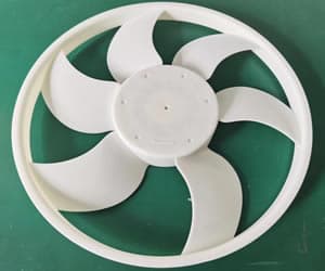 3D printed fan component prototype
