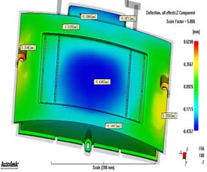 Moldflow warpage analysis result