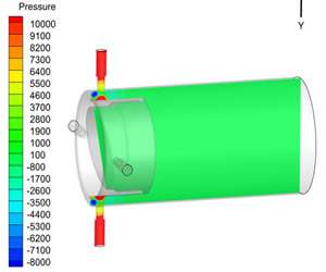 CFD steady flow analysis on the air tube model