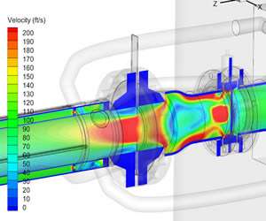 CFD steady thermal analysis on cooling pipe structure