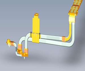 3D model of pipe lines