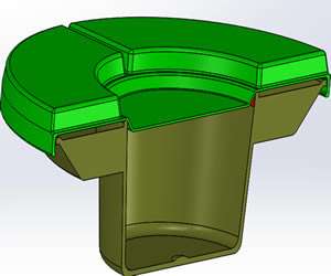 3D modeling of tray and lid